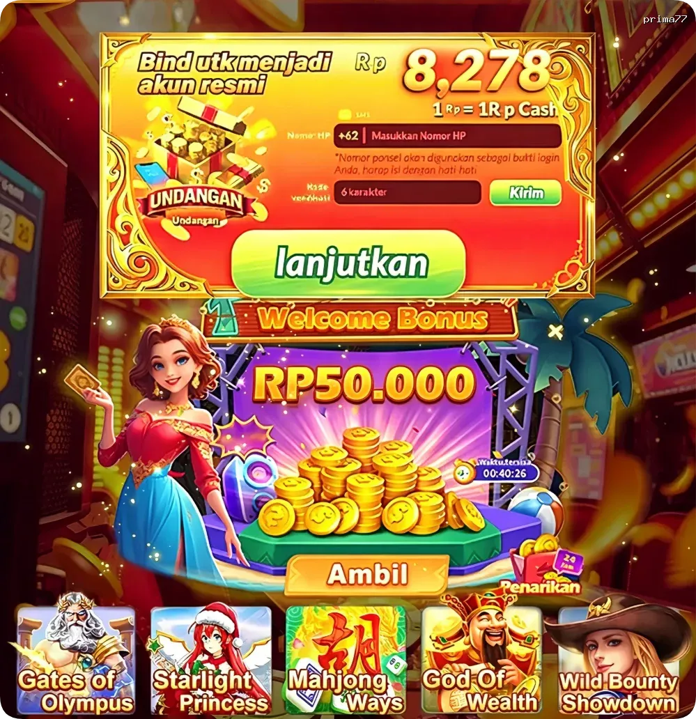 prima77 Masuk